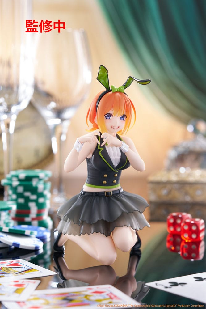 The Quintessential Quintuplets 3 PVC Statue Desktop Cute Figure Yotsuba Nakano (Bunny Ver.) 13 cm - Image 2