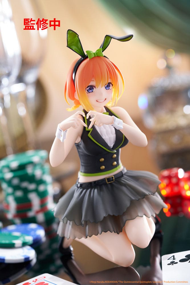 The Quintessential Quintuplets 3 PVC Statue Desktop Cute Figure Yotsuba Nakano (Bunny Ver.) 13 cm - Image 4