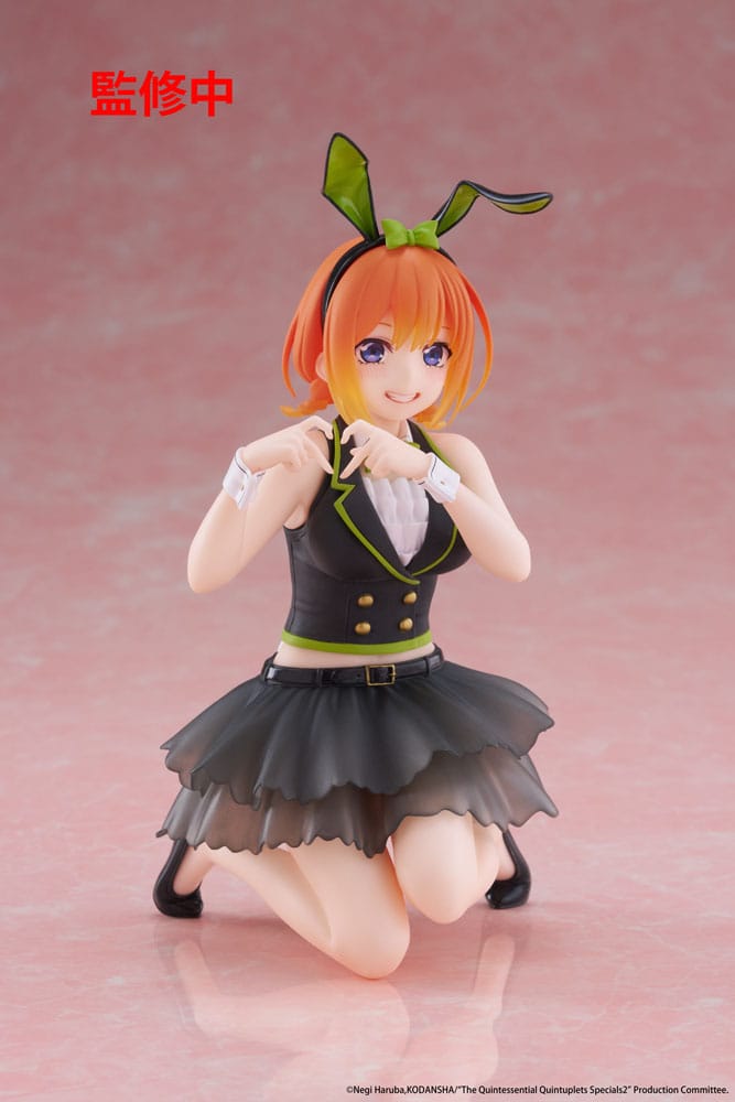 The Quintessential Quintuplets 3 PVC Statue Desktop Cute Figure Yotsuba Nakano (Bunny Ver.) 13 cm - Image 5
