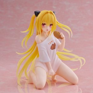 To Love-Ru Darkness PVC Statue Desktop Cute Figure Golden Darkness Roomwear Ver. 13 cm