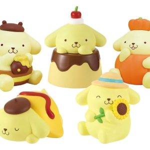 Sanrio Twinchees Mini Figures Pompompurin My Fav Color 5 cm Blind Pack Display (24)