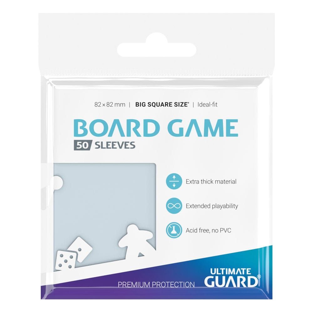 Ultimate Guard Premium Soft Sleeves for Board Game Cards Big Square (50) - Image 3