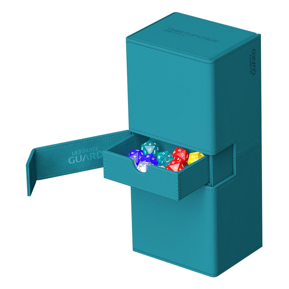 Ultimate Guard Twin Flip'n'Tray 266+ Xenoskin - Petrol - Image 4