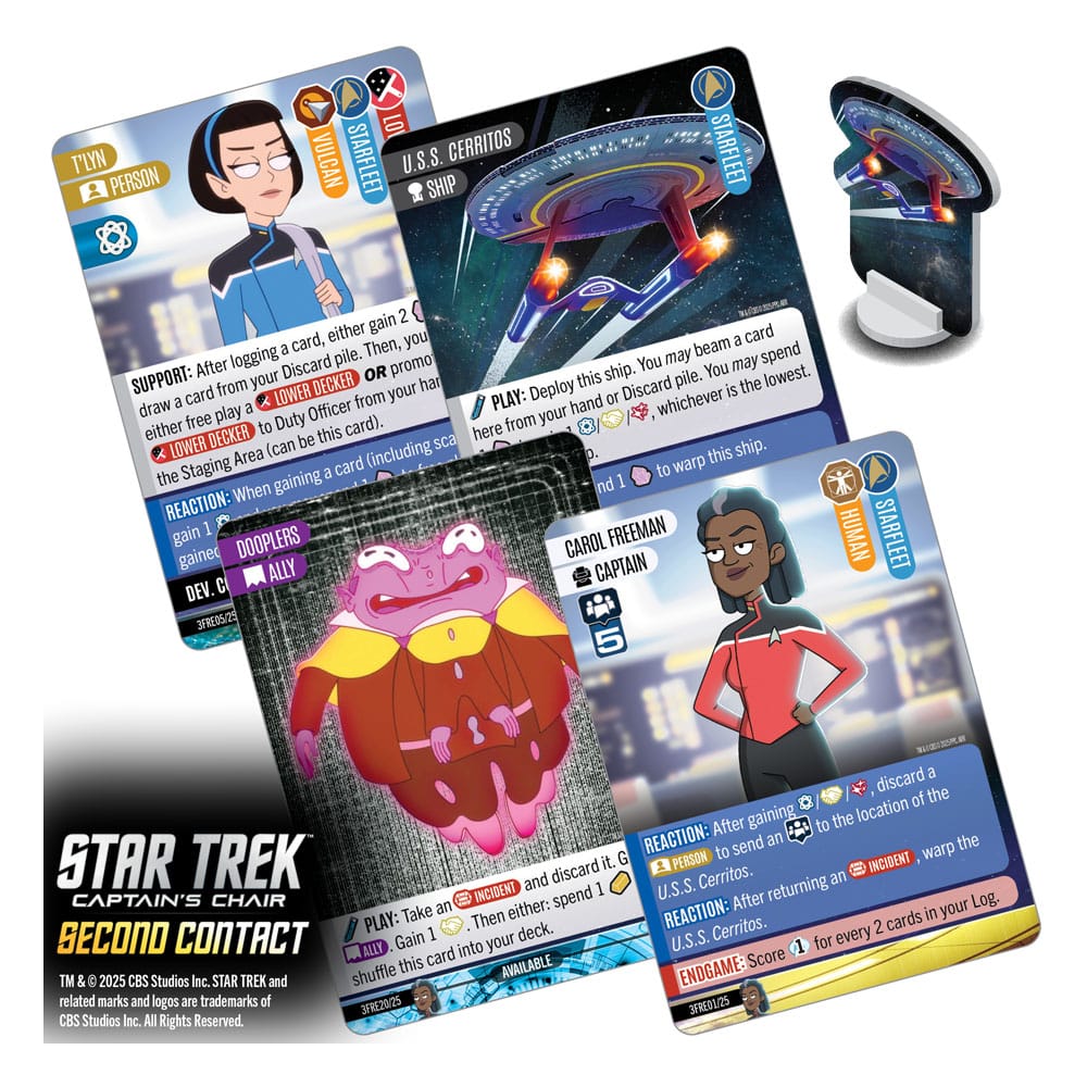 Star Trek: Captain's Chair Card Game Second Contact *English Version* - Image 2
