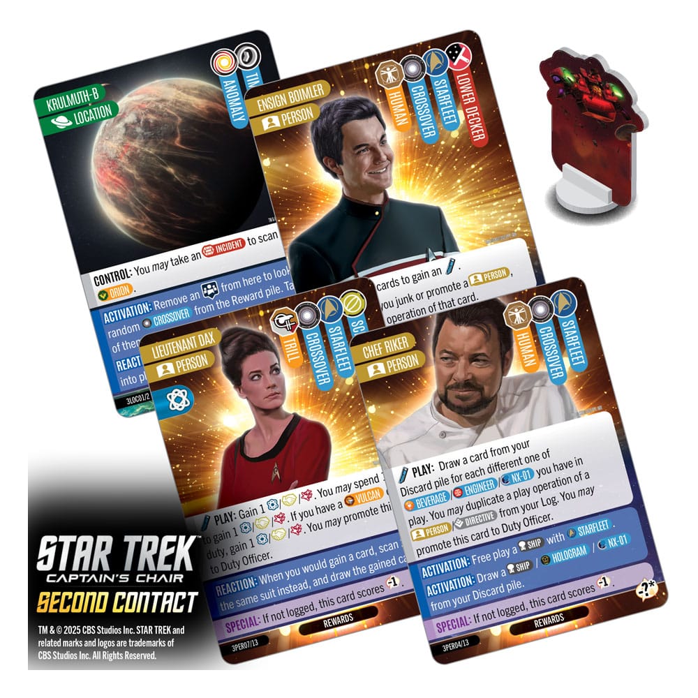 Star Trek: Captain's Chair Card Game Second Contact *English Version* - Image 4