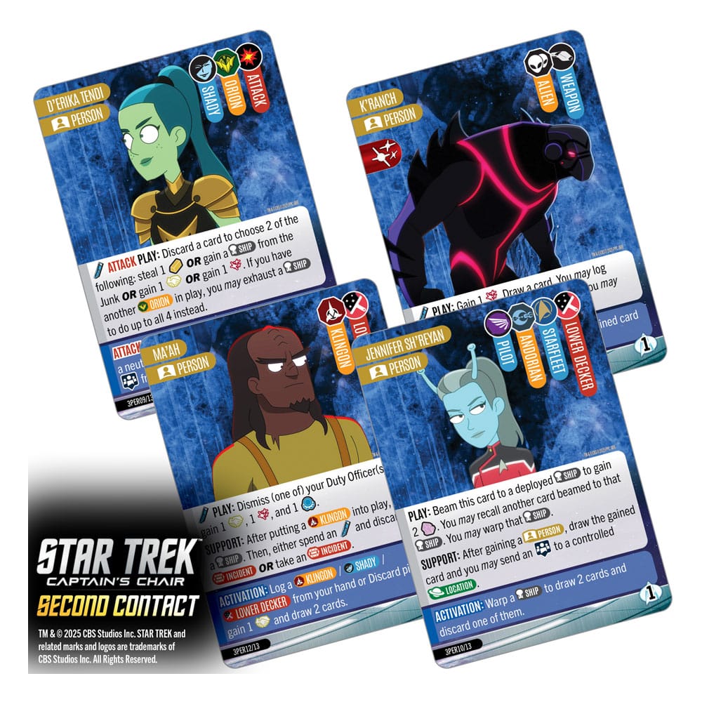Star Trek: Captain's Chair Card Game Second Contact *English Version* - Image 5