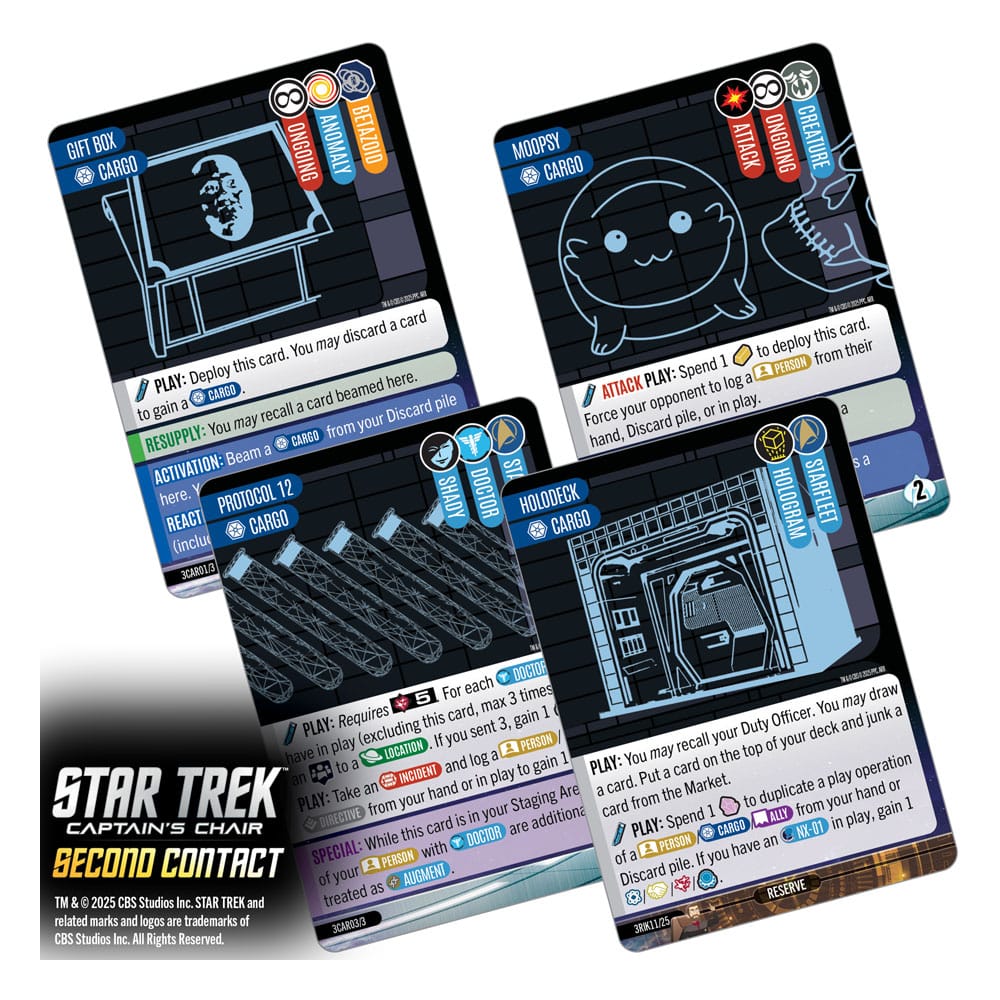Star Trek: Captain's Chair Card Game Second Contact *English Version* - Image 7