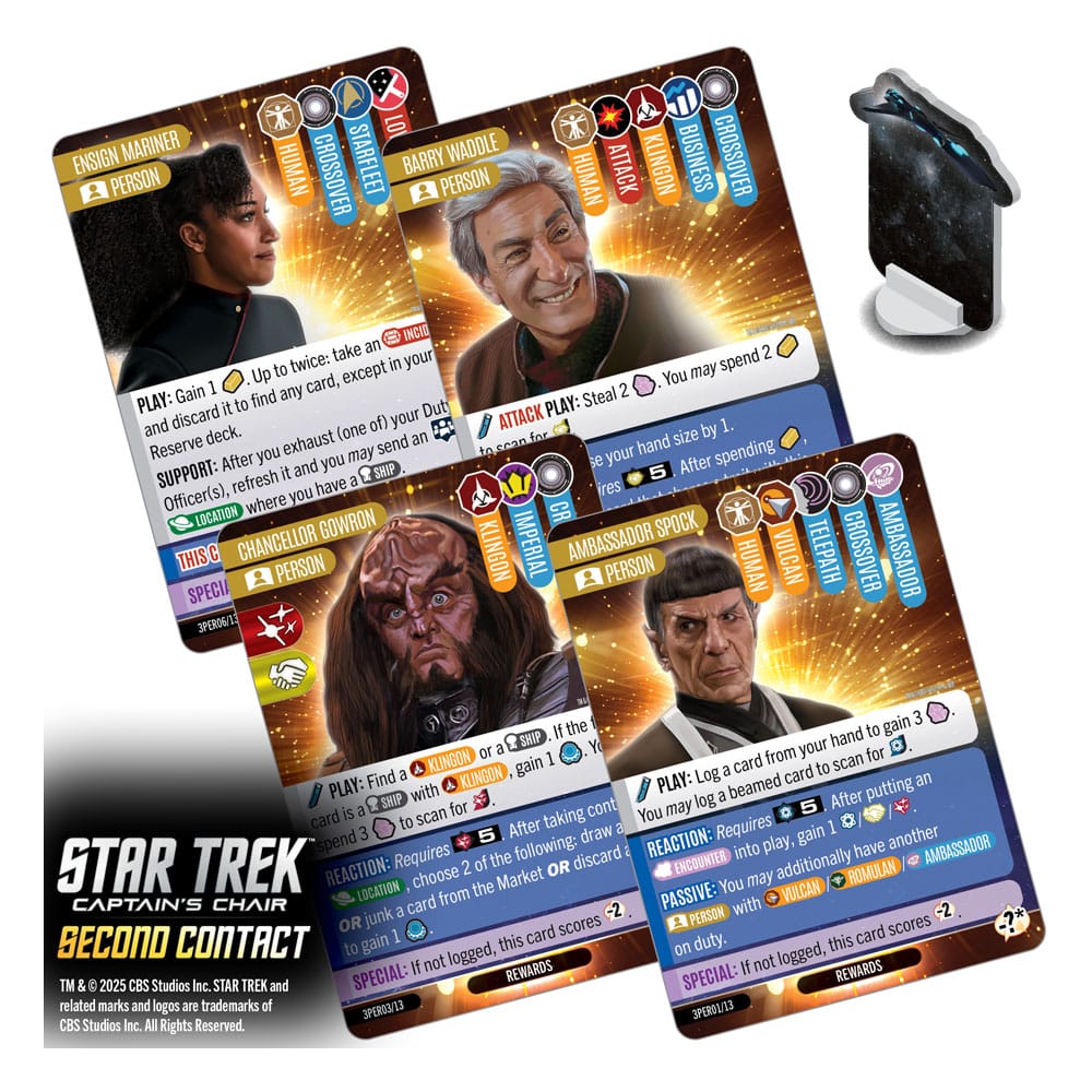 Star Trek: Captain's Chair Card Game Second Contact *English Version* - Image 8