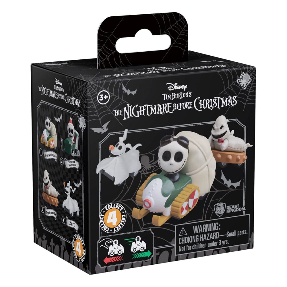 Nightmare Before Christmas Zoom Hero Pullback Vehicles with Figures (Blind Box Ver.) Assortment (12) - Image 3