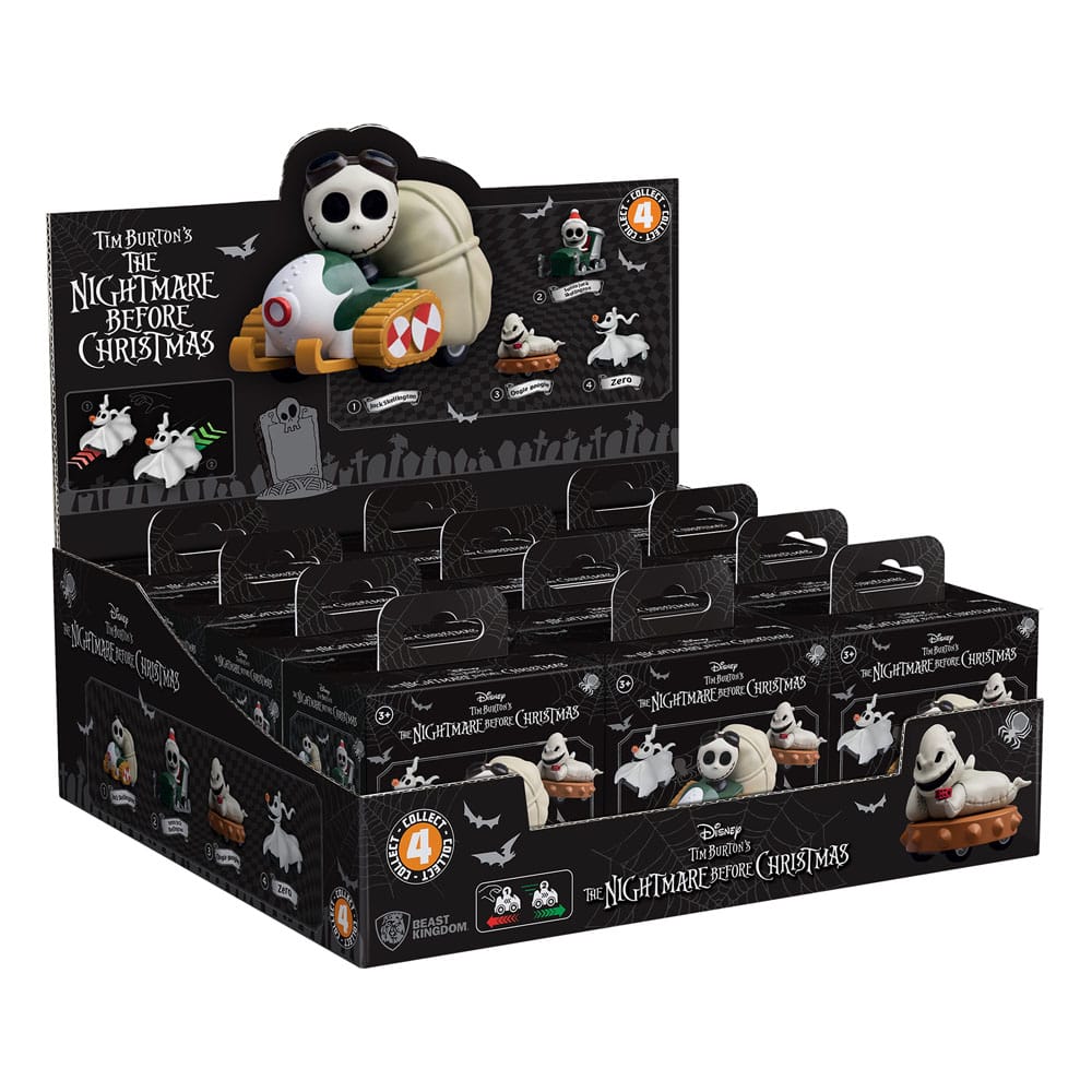 Nightmare Before Christmas Zoom Hero Pullback Vehicles with Figures (Blind Box Ver.) Assortment (12) - Image 5