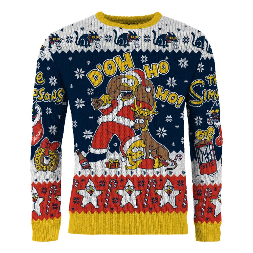 Simpsons Christmas Sweater D'oh Ho Ho!