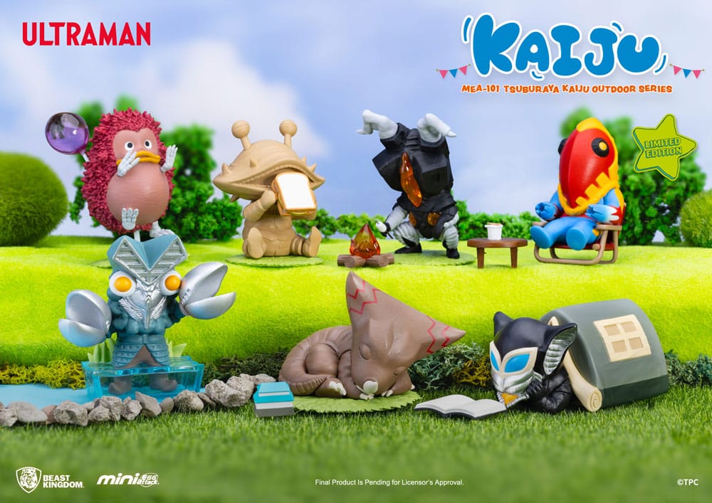 Ultraman Mini Egg Attack Outdoor Series figures Tsuburaya Kaiju Blind Box (6) 7 cm