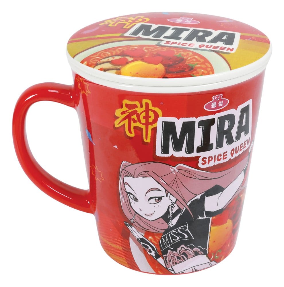 Kpop Demon Hunters Mug with lid Huntr/x Ramen
