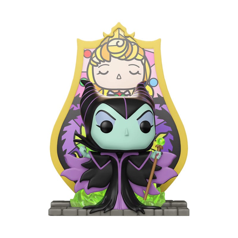 Disney POP! Deluxe Vinyl Figure Maleficent (Glass) 9 cm