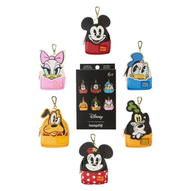 Mickey and Friends by Loungefly Bag Charm Mystery Box Display (15)