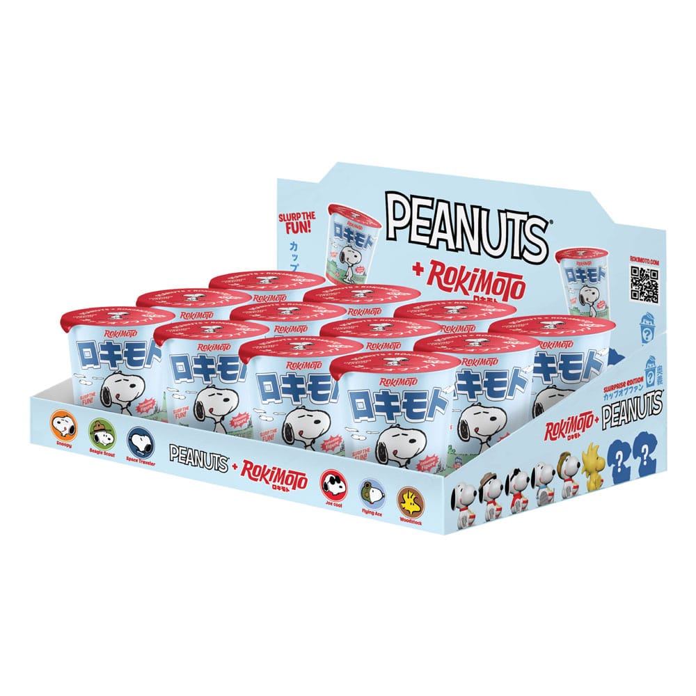 Peanuts + Rokimoto Blind Box Figures 10 cm Display (12)