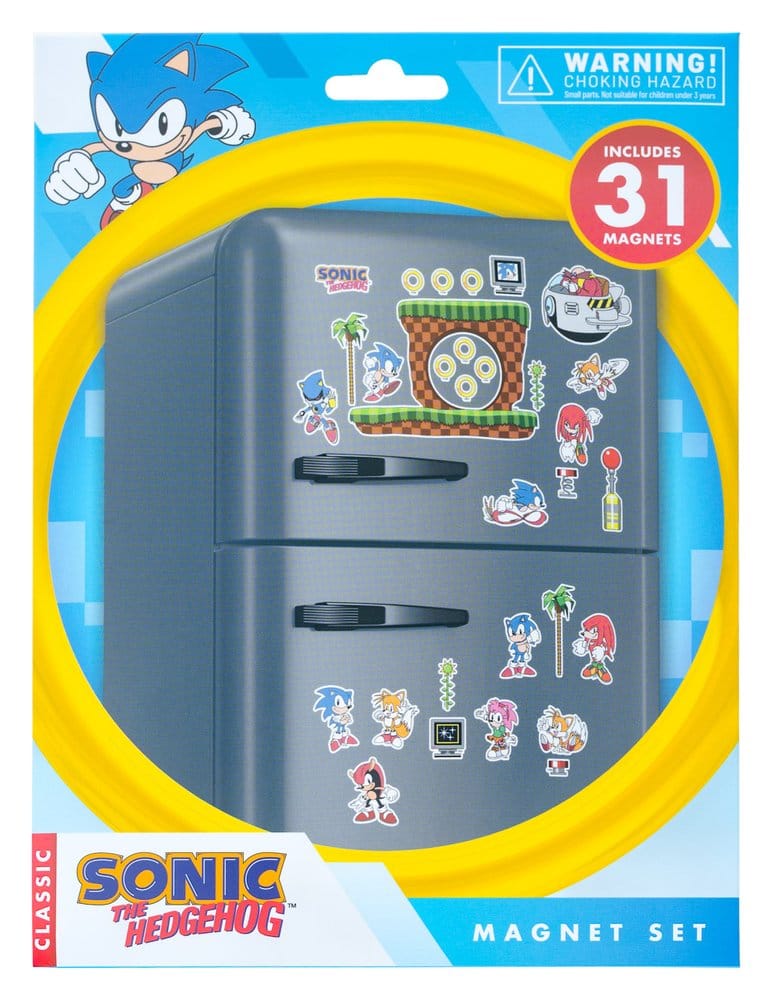 Sonic Die-Cut Magnet Set