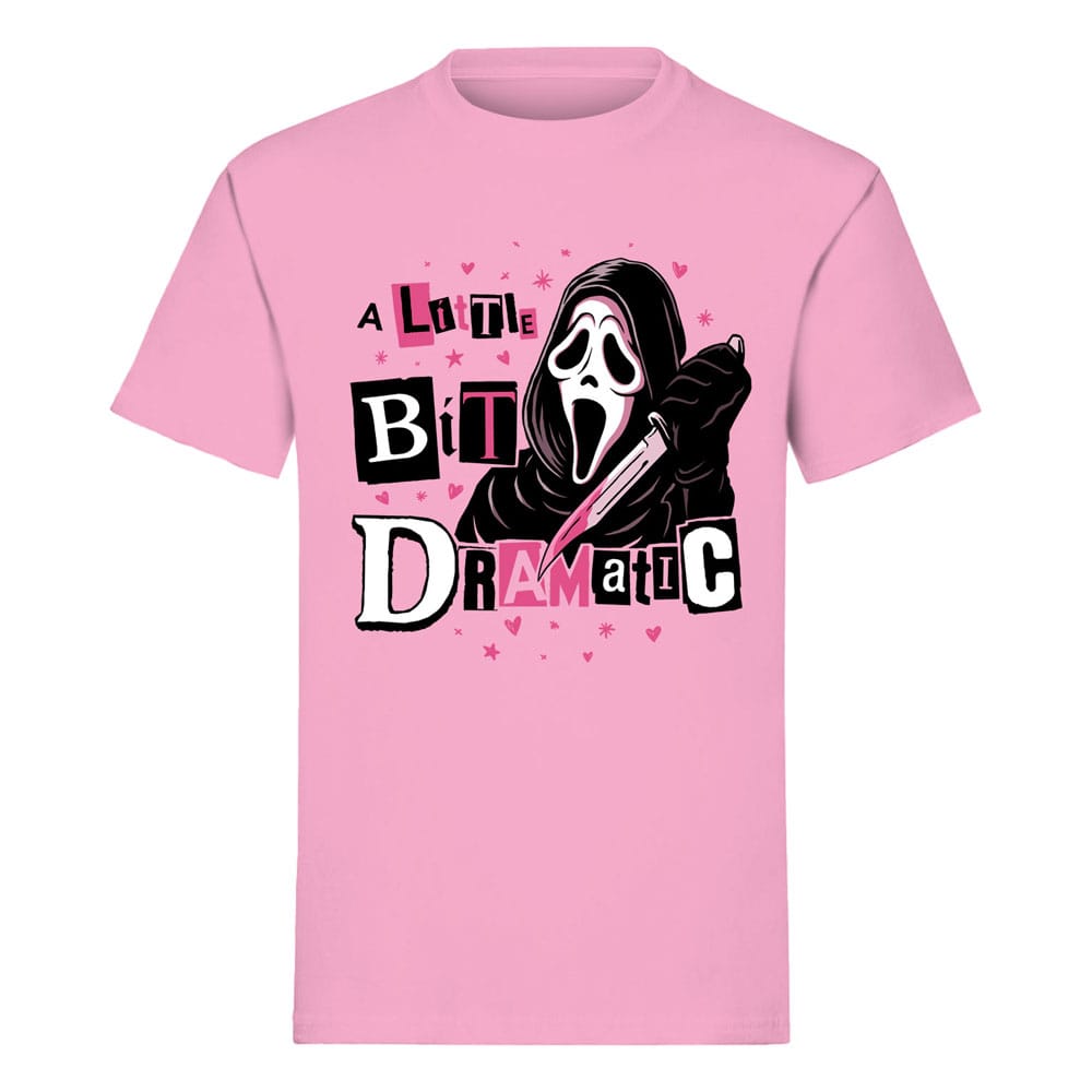 Scream T-Shirt Ghost Face A Little Bit Dramatic Size M