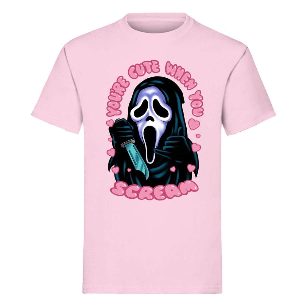 Scream T-Shirt Ghost Face You're Cute when you Scream