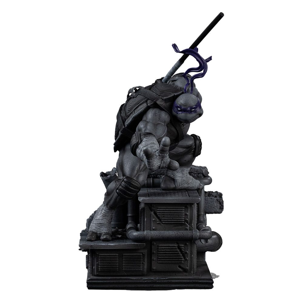 Teenage Mutant Ninja Turtles Art Scale Statue 1/10 Donatello Black and White Variant 26 cm heo exclusive