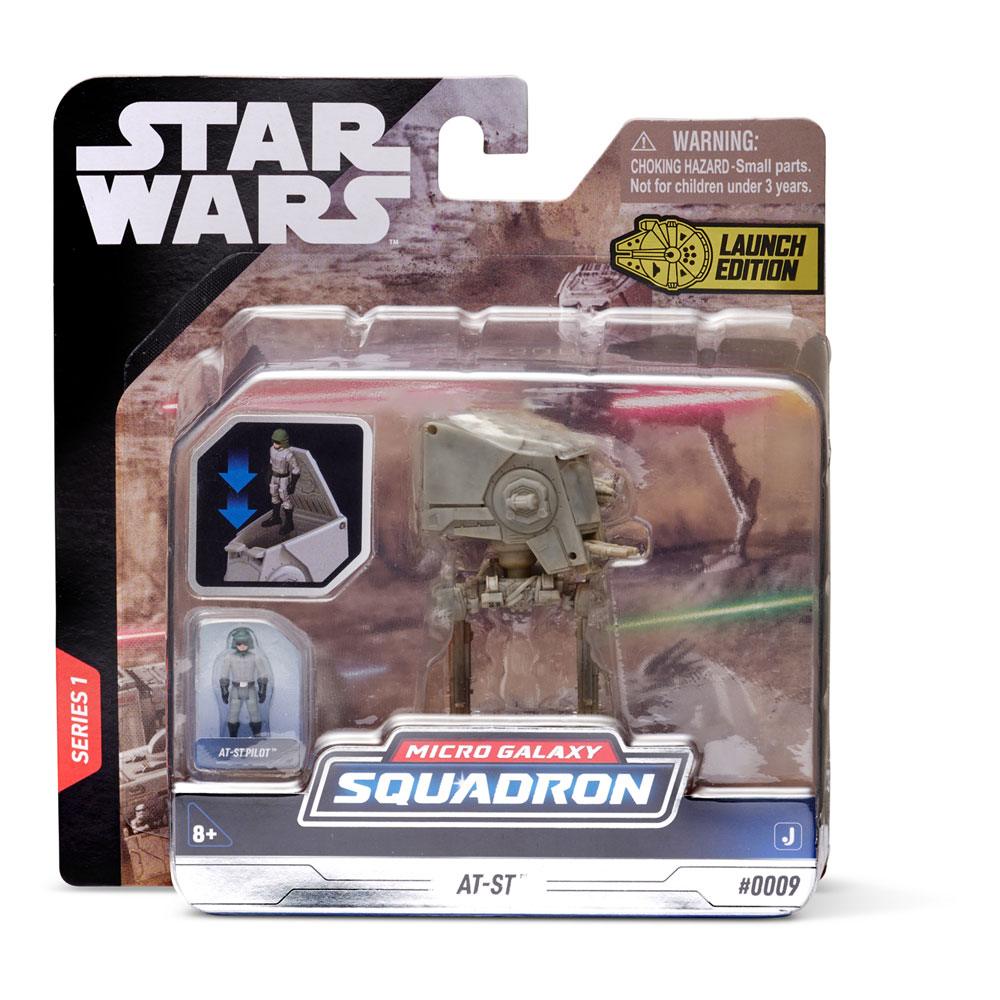 Star Wars Micro Galaxy Squadron Vehicle with Figure AT-ST 7,5 cm