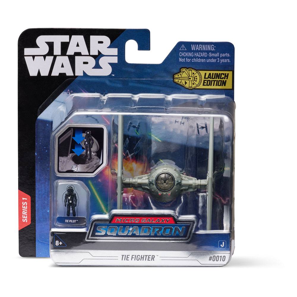 Star Wars Micro Galaxy Squadron Vehicle with Figure TIE Fighter 7,5 cm