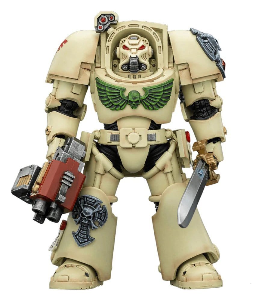 Warhammer 40,000 Action Figure Dark Angels Deathwing Terminator 1 with Power Sword and Storm Bolter 14 cm