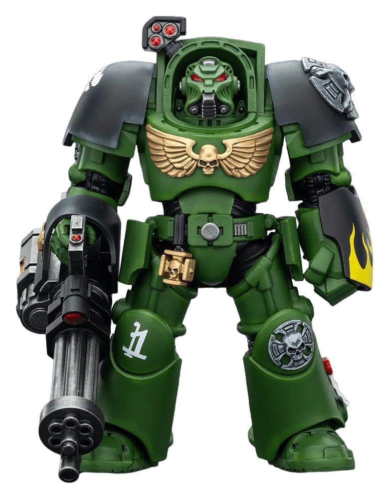 Warhammer 40,000 Action Figure Salamanders Terminator 3 with Power Fist and Assault Cannon 14 cm