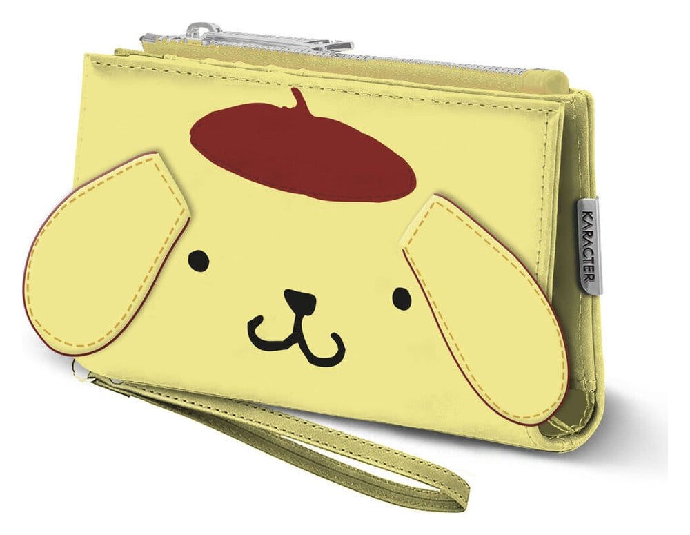 Sanrio Slim Wallet Pompompurin Face