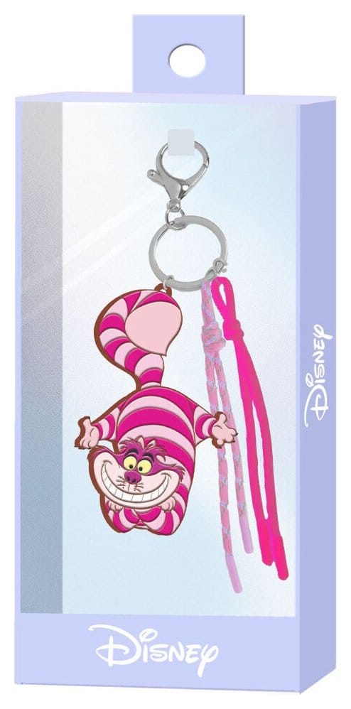 Alice in Wonderland Charm Keyring Cheshire Cat Smile