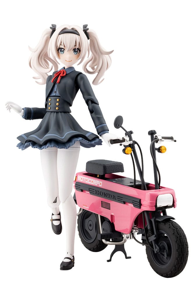 Sousai Shojo Teien Plastic Model Kit 1/10 Emma Koishikawa Nocturne with Honda AB12 Motocompo 14 cm