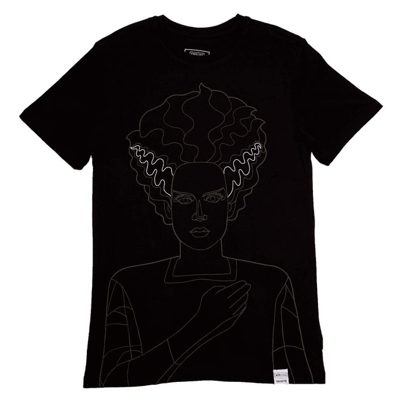 Universal Monsters by Loungefly Tee T-Shirt Unisex Bride of Frankenstein Size S