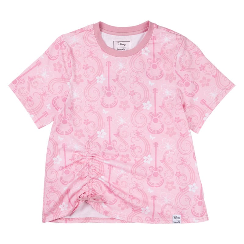 Disney by Loungefly Tee T-Shirt Unisex Hannah Montana Shirred Hem Size L