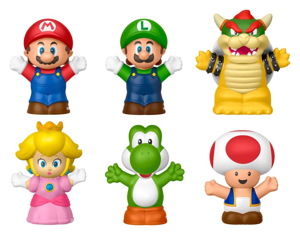 My Mario Little People Collector Mini Figure 6-Pack 7 cm
