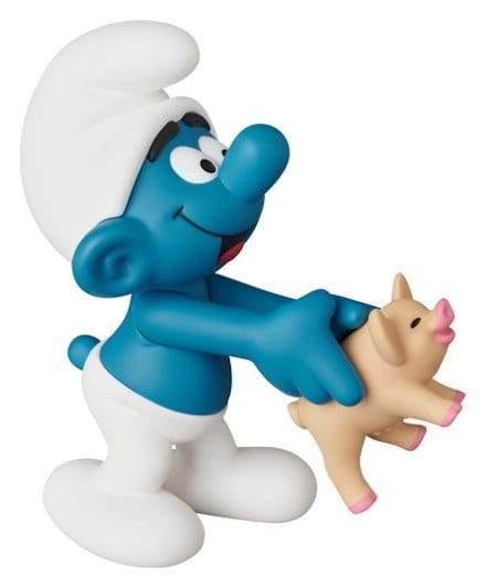 The Smurfs UDF Mini Figure Smurf with Pig 8 cm