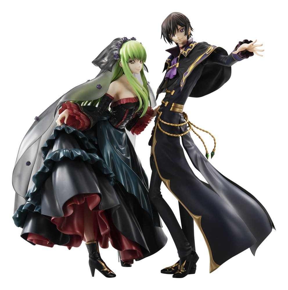 Code Geass: Lelouch of the Rebellion Precious G.E.M. Series Statue 2-Pack L.L. & C.C. 20th Anniversary 25 cm