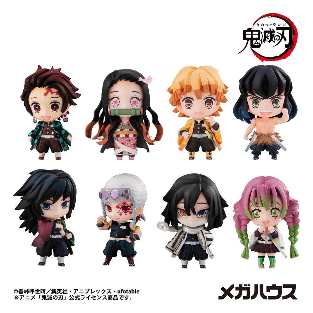Demon Slayer Kimetsu no Yaiba Trading Figure Tanjiro & Friends 5 cm Assortment (8)