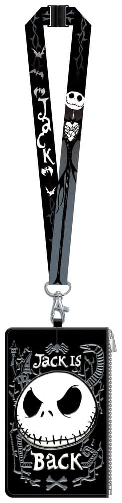 The Nightmare Before Christmas Lanyard with Pouch Passport Holder