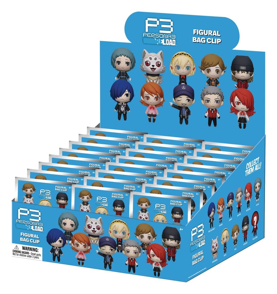 Persona 3 3D Foam Bag Clips Series 1 Display (24)
