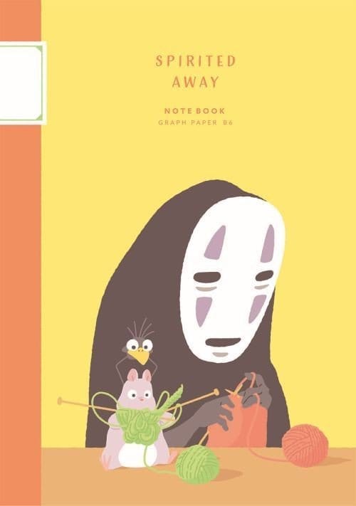 Spirited Away Notebook Knitting lesson