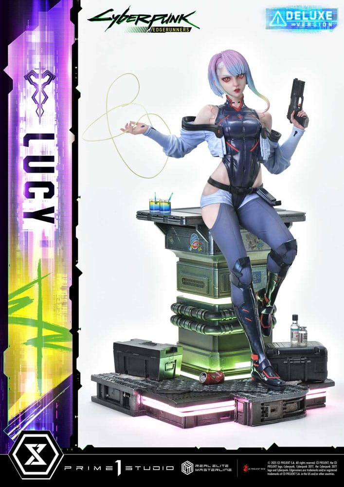 Cyberpunk: Edgerunners Real Elite Masterline Series Statue 1/4 Lucy Deluxe Version 50 cm