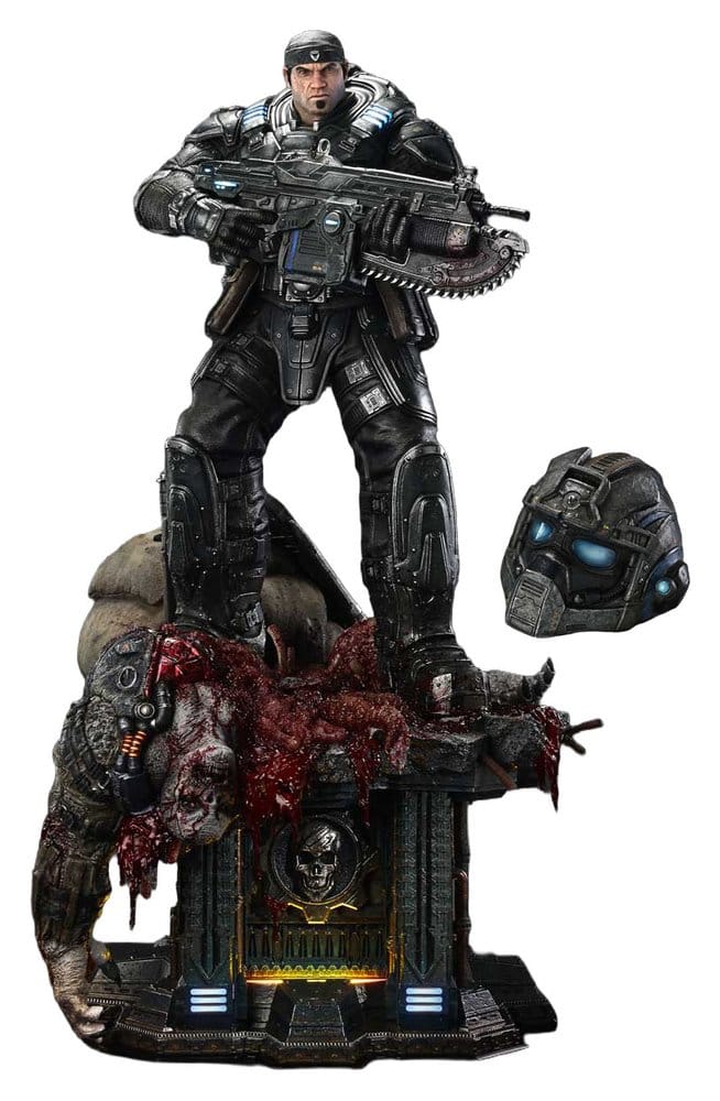 Gears of War: Reloaded Real Elite Masterline Series Statue 1/3 Marcus Fenix Ultimate Bonus Version 97 cm