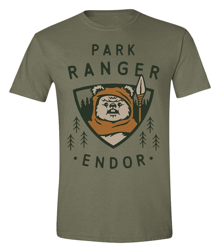 Star Wars T-Shirt Park Ranger Ewok Size XL