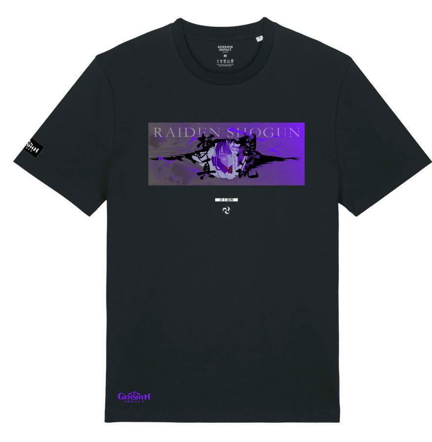 Genshin Impact T-Shirt Raiden Shogun Plane of Euthymia
