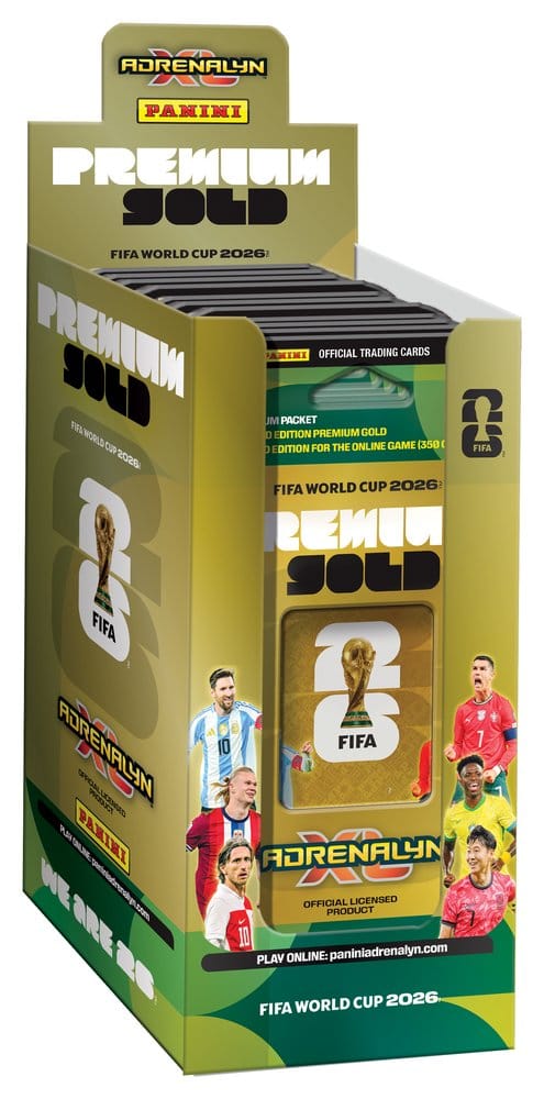Panini FIFA World Cup 2026 Trading Cards Premium Gold Box (10)
