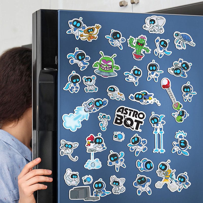 Astro Bot Fridge Magnets