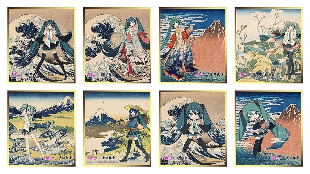 Hatsune Miku x Katsushika Hokusai iXima Shikishi Blind Box Assortment (8)