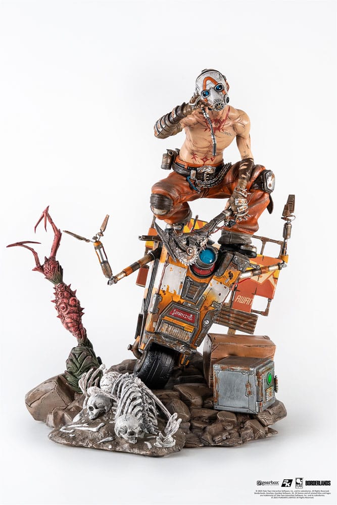 Borderlands 3 Statue 1/6 Psycho & Claptrap Diorama 40 cm