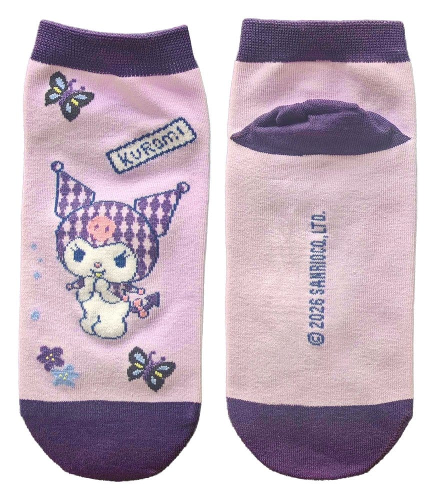 Sanrio Socks Kuromi Japanese Short 36-40