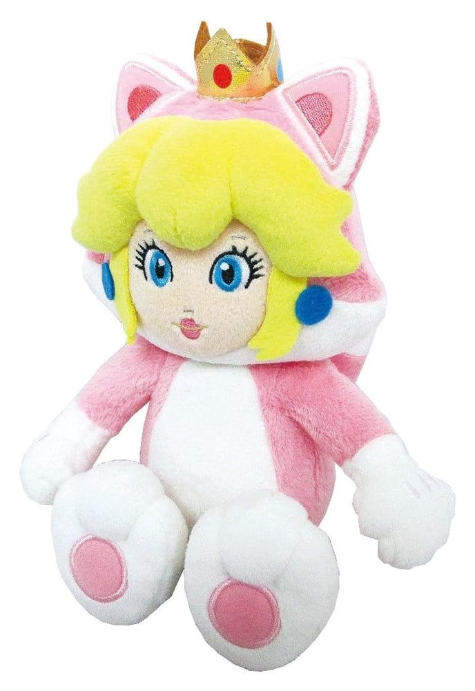 Super Mario Plush Figure Cat Peach 22 cm